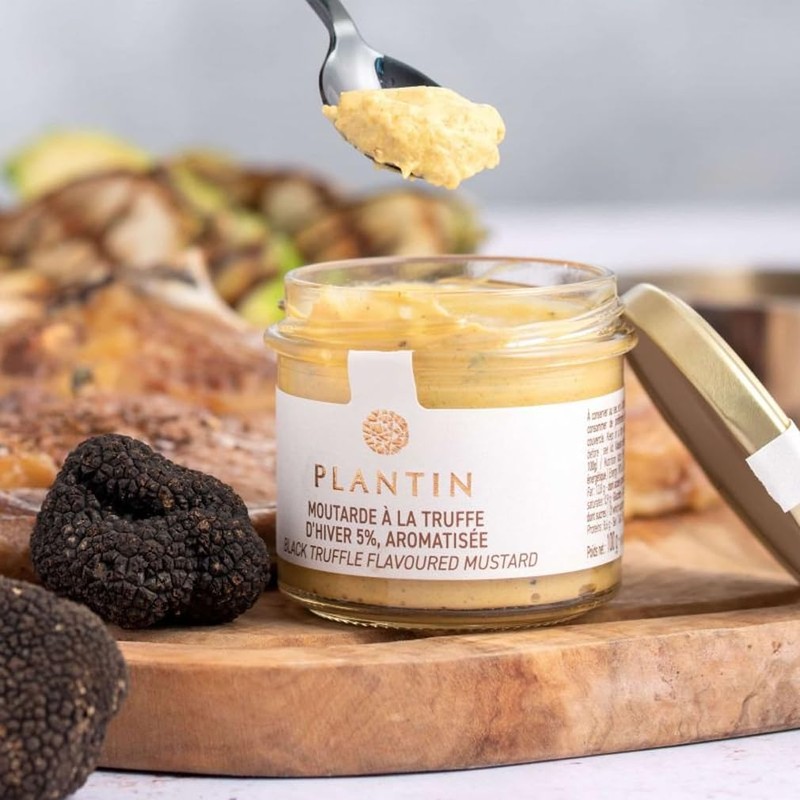 Truffle-Infused Mustard, 5% Truffle Content - 50g by PLANTIN