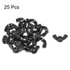 sourcing map Pack of 25 M3 Wing Nuts Nylon Butterfly