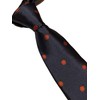 Frederick Thomas navy men-s tie with ladybird embroidered design ladybug
