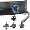 ARES WING Single Monitor Arm, Heavy Duty Adjustable Monitor Arm