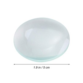 Premium Optical Glass – Pack of 6 Glass Lens Optical Lens 3 cm / 5 cm / 5 cm Diameter 50 mm / 100 mm / 300 mm Focal Length Double Convex Professional Glass Lens Optical