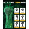 Golf Club Head covers Fairway Wood FW5 with Interchangeable Number
