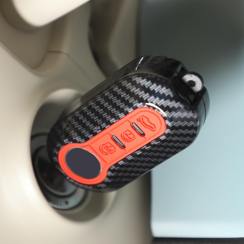 Car Key Cover Shell Fit for Fiat 500 Abarth 595