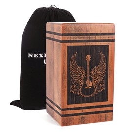Wooden Urn for Ashes Adult Male,Large Funeral Decorative Wood Guitar Urn with Angel Wings Design,Cremation Urns for Human Ashes Adult Female (300LBS Loading)