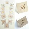 Table Numbers White Gold Events Lettering Birthday Function Party 1-30