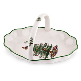 Spode Christmas Tree Oval Bread Basket