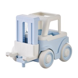 Queen-b Forklift Pen Stand, Smartphone Stand, Cute, Stylish, Children's Desk, Study Desk, Desktop, Movable, Pen Stand, Small Items, Storage, Pen, Stationery, Pencil, Elementary School Student (Blue)