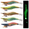 Luminous Squid Jig Hooks - Hard Shrimp Lure Fake Prawn