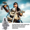 BKEPDY Guardian Bell Moto Design Angel Materiale Metallico Campanella Moto
