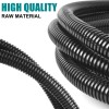 Allwin 1/4 Inch Wire Loom Split Tubing - 30 ft