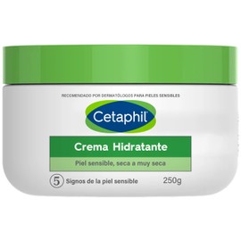 CETAPHIL Crema Hidratante 1 pz 250 g Restablece la Barrera Natural de la Piel en 1 Semana Recomendada por Dermatólogos para Piel Sensible, 0.251 kilograms, 250 gramo, 1