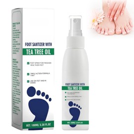 WRTHYT Foot Sanitizer Spray with Tea Tree Oil, Tea Tree Oil Feet Spray, Clear Foot Sanitizer Spray (1PCS)