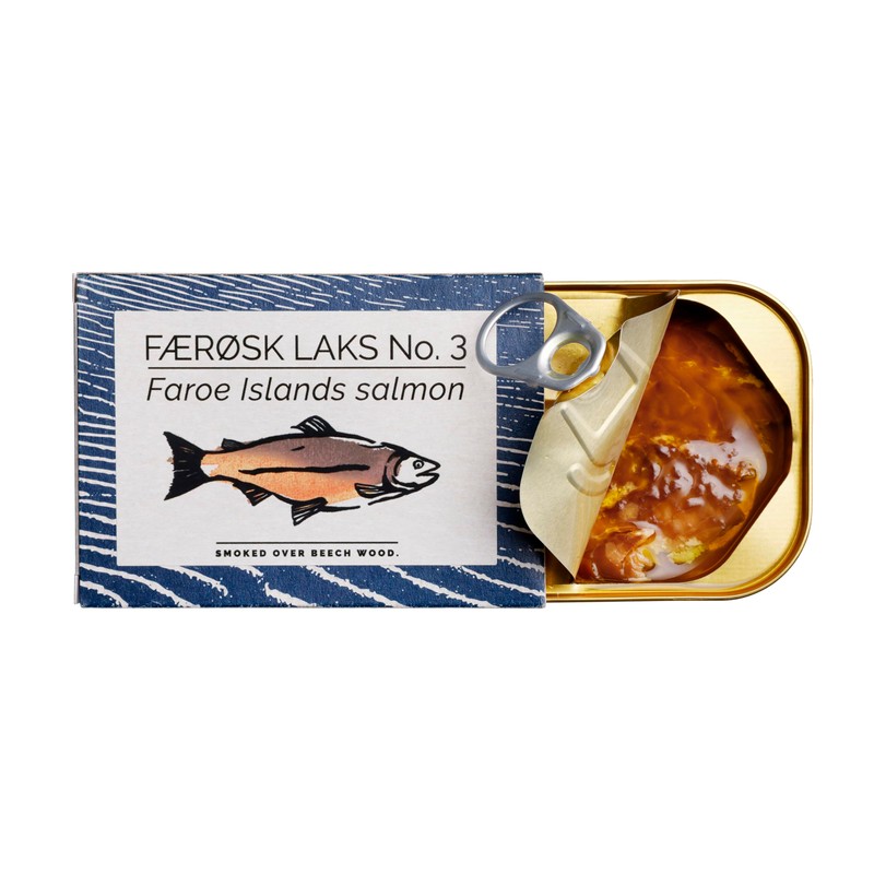 Fangst Faerosk Laks No.3 | Tinned Faroe Islands Salmon Smoked