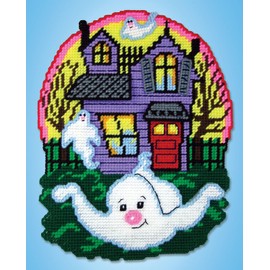 Design Works Crafts Haunted House Plastic Canvas Kit