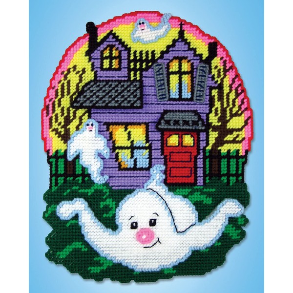 Design Works Crafts Haunted House Plastic Canvas Kit