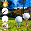 KALUROIL Pack of 50 Plastic Golf Tees 83 mm (3-1/4