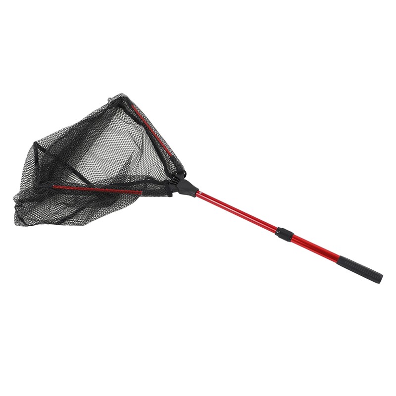 Floating Fishing Net Aluminum Alloy Hex Structural Mesh Extended Handle