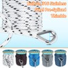 3/8 Inch 50 FT Anchor Rope, Boat Anchor Rope Solid