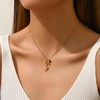 foyjoey 18K Gold Plated Dainty Birth Flower Necklace for Women