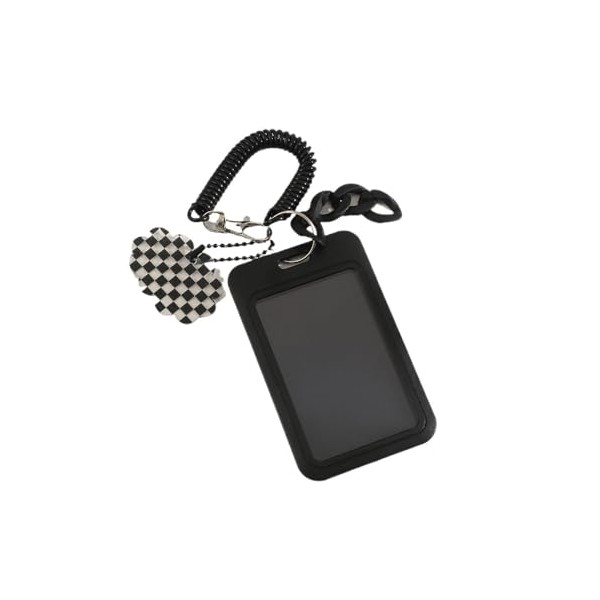 Acrylic Kpop Photocard Holder with Keychain,Credit Card ID Badge Case