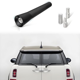 VBGURR Mini Car Ariel Small Short FM&DAB Car Antenna Upgraded Car Radio Aerial with Strong Receiving Function Universal Radio Antenna Suitable for most Vehicles