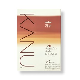 Kanu Double Shot 70T Latte Maxim Dongseo Food / 카누 더블샷 70T 라떼 맥심 동서식품