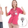 Visxcnu 2 x Retractable ID Card Holder Nurse for Doctor
