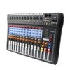 DYRABREST Audio Mixer 12 Channel Live Studio LED Display USB,Professional