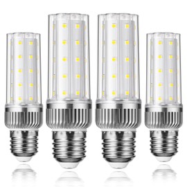 TKSAHY LED Light Bulb 120W Equivalent 1800Lumen 6000K Cool Daylight White 20W LED Corn Light Bulb E26/E27 Base Non-Dimmable Ceiling Fan Light Bulbs for Home Garage Kitchen Indoor Pack of 4