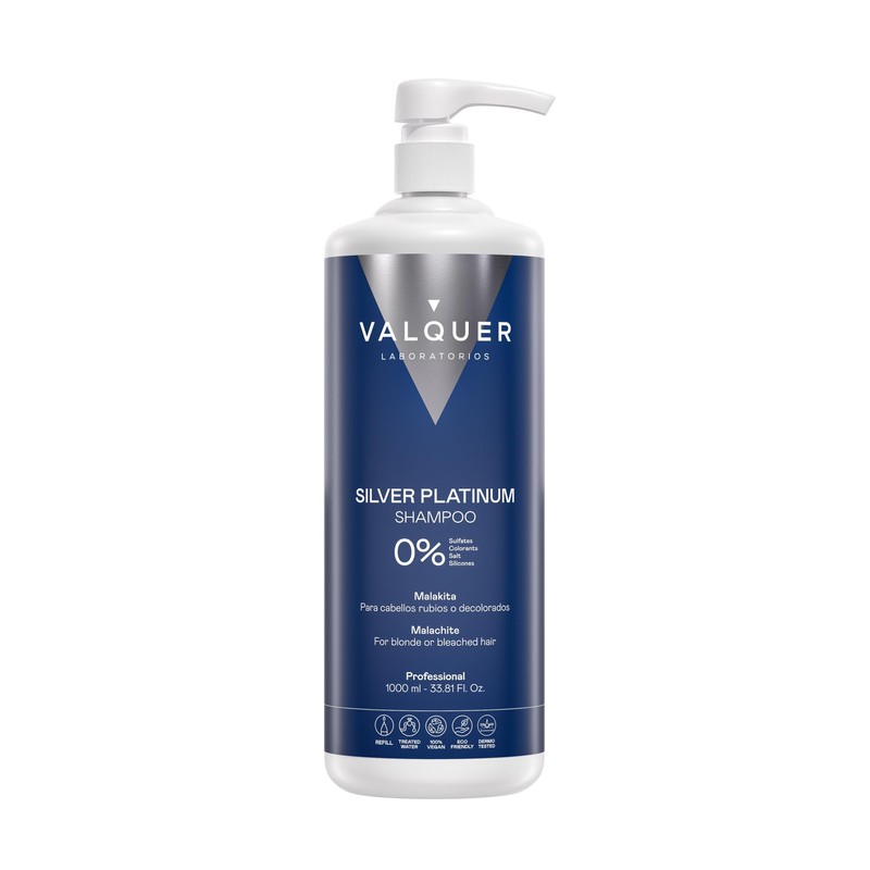 Valquer Professional Silver Zero Platinum Shampoo. Without sulfates, salt or
