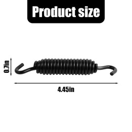 Mandark Motorcycle Kickstand Spring, OEM# 50005-85A Galvanic Motorbike Stand Spring, Scooter Exterior Replacement Accessories, Compatible with Road King, Street Glide, Breakout (Black)