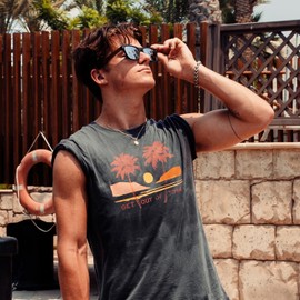 GOWOOD Ebony Sunglasses Men and Women Polarised -