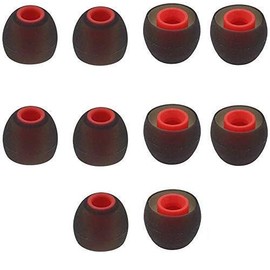 Small Replacement Silicone Eartips Eargels Earbuds Ear Tips Compatible with Senso, Zeus, Otium, Hussar, Sony MDR, Tozo, Mpow Headphones & Earphones (Small - 5 Pairs)
