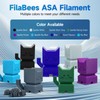 FilaBees ASA Filament 1.75mm Midnight Blue,ASA 3D Printer Filament 1kg(2.2lbs),Heat&Weather