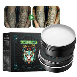Tattoo Butter - Tattoo Aftercare - Tattoo Aftercare Cream for Color Enhancement - Tattoo Aftercare Butter Balm - Natural Tattoo Body Moisturiser - Moisturizing & Nourishing
