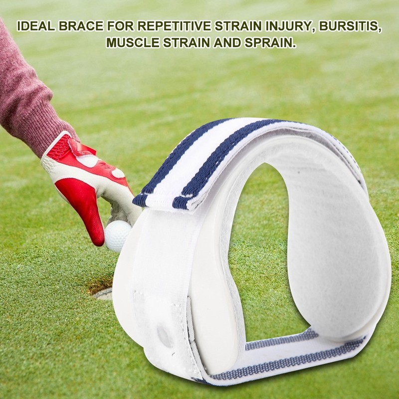 Adjustable Elbow Support Tennis Golfer Epicondylitis Brace Strap Lateral Pain