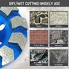 2Pcs Diamond Concrete Grinding Cup Wheels 100mm 4" Set, Fits