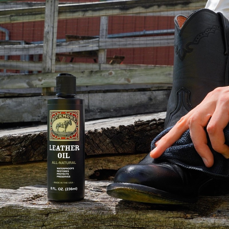 Bickmore Leather Oil Leather Conditioner 8oz | Waterproofs, Protects, and
