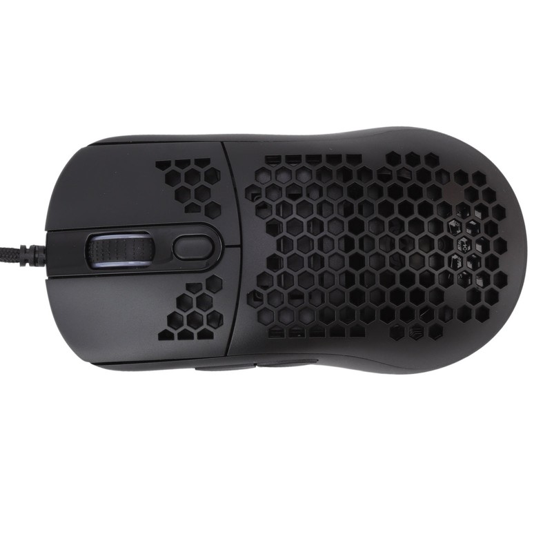 RGB Mouse Cellular Hollow Design Lightweight Wired Backlight 12000DPI 6