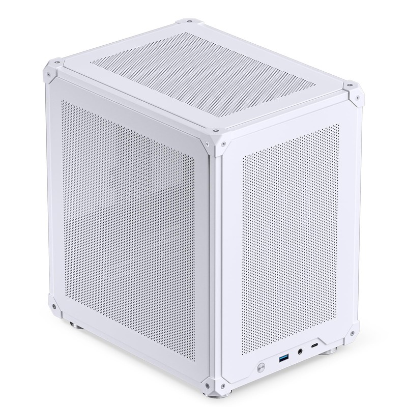 JONSBO C6 White Mini MATX Mesh Case,Simple Compact Desktop Micro