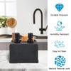 Kitchen Soap Dispenser Set,Hand and Dish Soap Dispenser,Sponge Caddy and