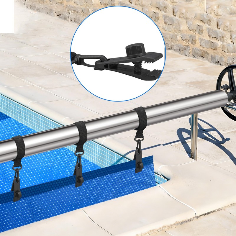 30 PCS Pool Solar Cover Reel Attachment Kit Pool Cover