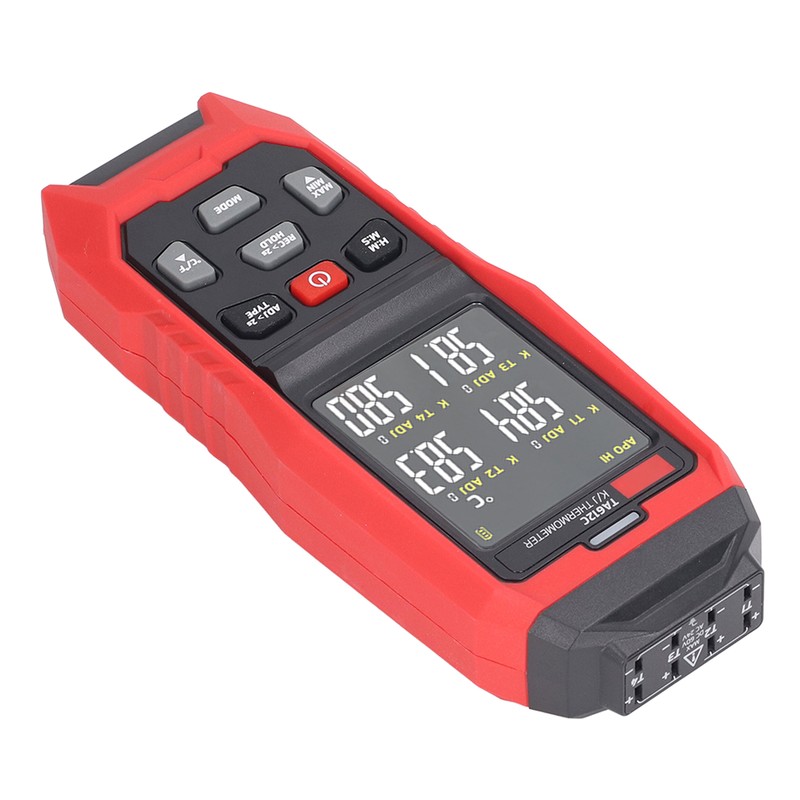 K Type Thermocouple Thermometer 4 Channel Accurate Measurement Digital Contact