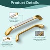 SPDYCESS Pack of 10 Cabinet Pull Handles, D-Shape Drawer Pulls