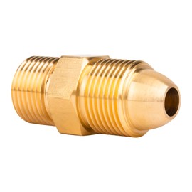 GRYVOZE Argon Adapter G5/8 Male to CGA580 Male, Nitrogen Adapter G5/8 to CGA580 for CO2, Helium, or Neon Gas Cylinders