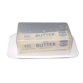 Inexpensive Standard Butter Dish, Butter Keeper Holds 1 Stick of Butter