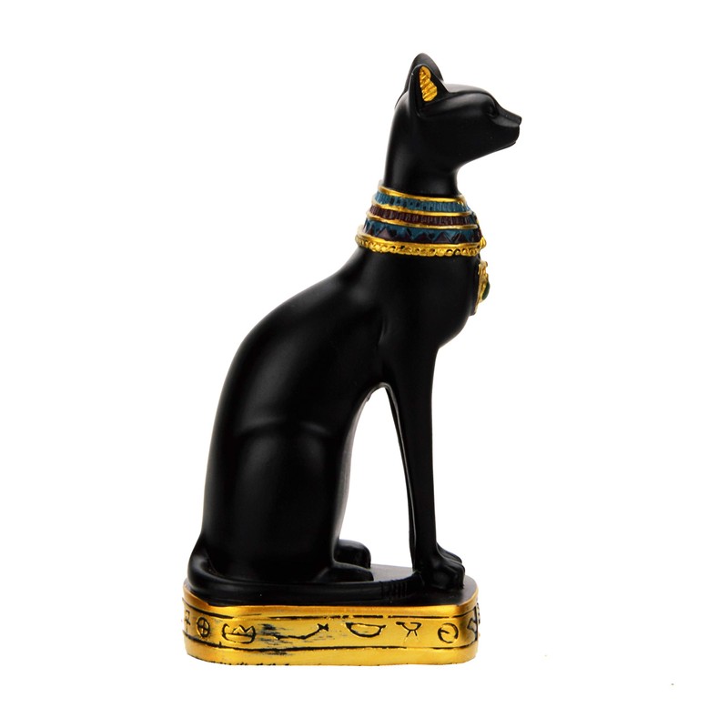 NileCart Egyptian Bastet Collectible Figurine Cat Goddess Statue - Made