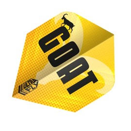 Unicorn Ultrafly.100 Dart Flights Yellow/Black Plus