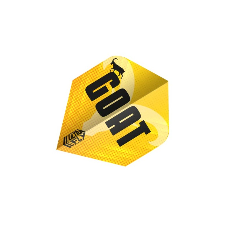 Unicorn Ultrafly.100 Dart Flights Yellow/Black Plus