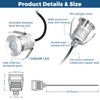 Gardencoin Outdoor Recessed LED Lights, Heavy Duty Soffit and Deck
